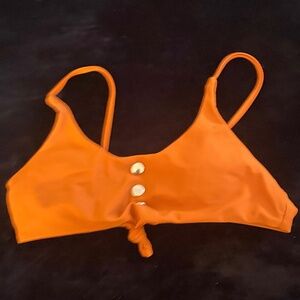 Orange Bikini Top